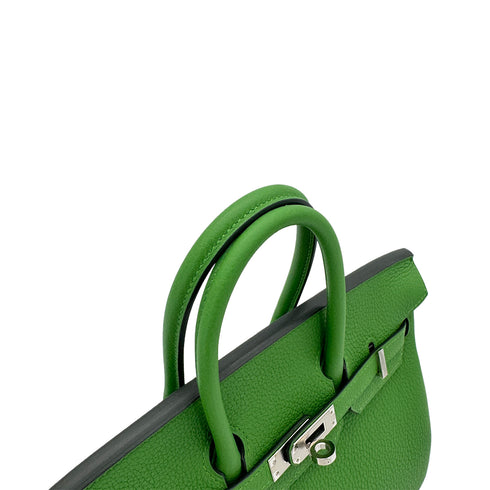 HERMES BIRKIN 25 VERT YUCCA TOGO HAND BAG W SHW 90292880 - PURPOSE