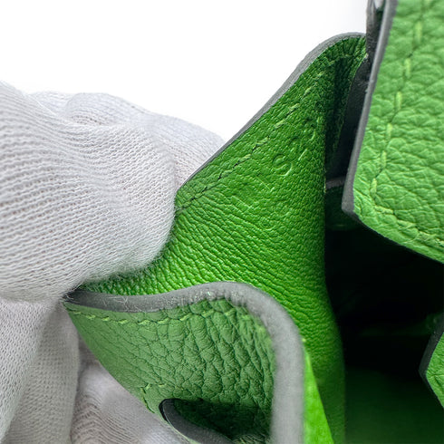 HERMES BIRKIN 25 VERT YUCCA TOGO HAND BAG W SHW 90292880 - PURPOSE