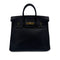 HERMES HAUT A COURROIES 32 BLACK FJORD HAND BAG □D GHW 90292881 - PURPOSE