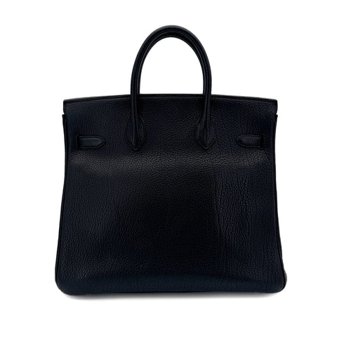 HERMES HAUT A COURROIES 32 BLACK FJORD HAND BAG □D GHW 90292881 - PURPOSE