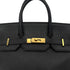 HERMES HAUT A COURROIES 32 BLACK FJORD HAND BAG □D GHW 90292881 - PURPOSE