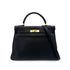 HERMES KELLY 32 RETOURNE BLACK TOGO HAND SHOULDER BAG □G GHW 90292887 - PURPOSE