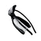 CHANEL VINTAGE HEADBAND COCOMARK RIBBON BLACK CLEAR HAIR ACCESSORY 90292896 - PURPOSE