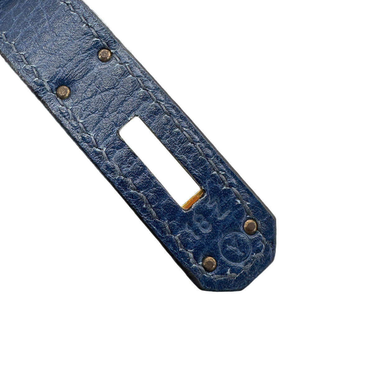 HERMES BIRKIN 35 BLUE MARINE ARDENNES HAND BAG 〇Y GHW 90292985