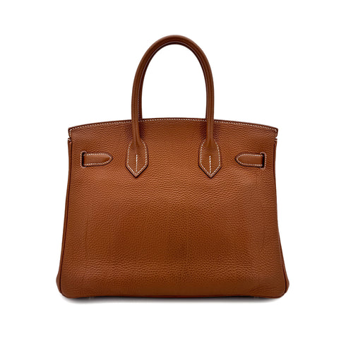 HERMES BIRKIN 30 GOLD TOGO HAND BAG □G GHW 90292986 - PURPOSE