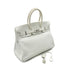 HERMES BIRKIN 35 WHITE TAURILLON CLEMENCE HAND BAG ▢I SHW 90292987 - PURPOSE