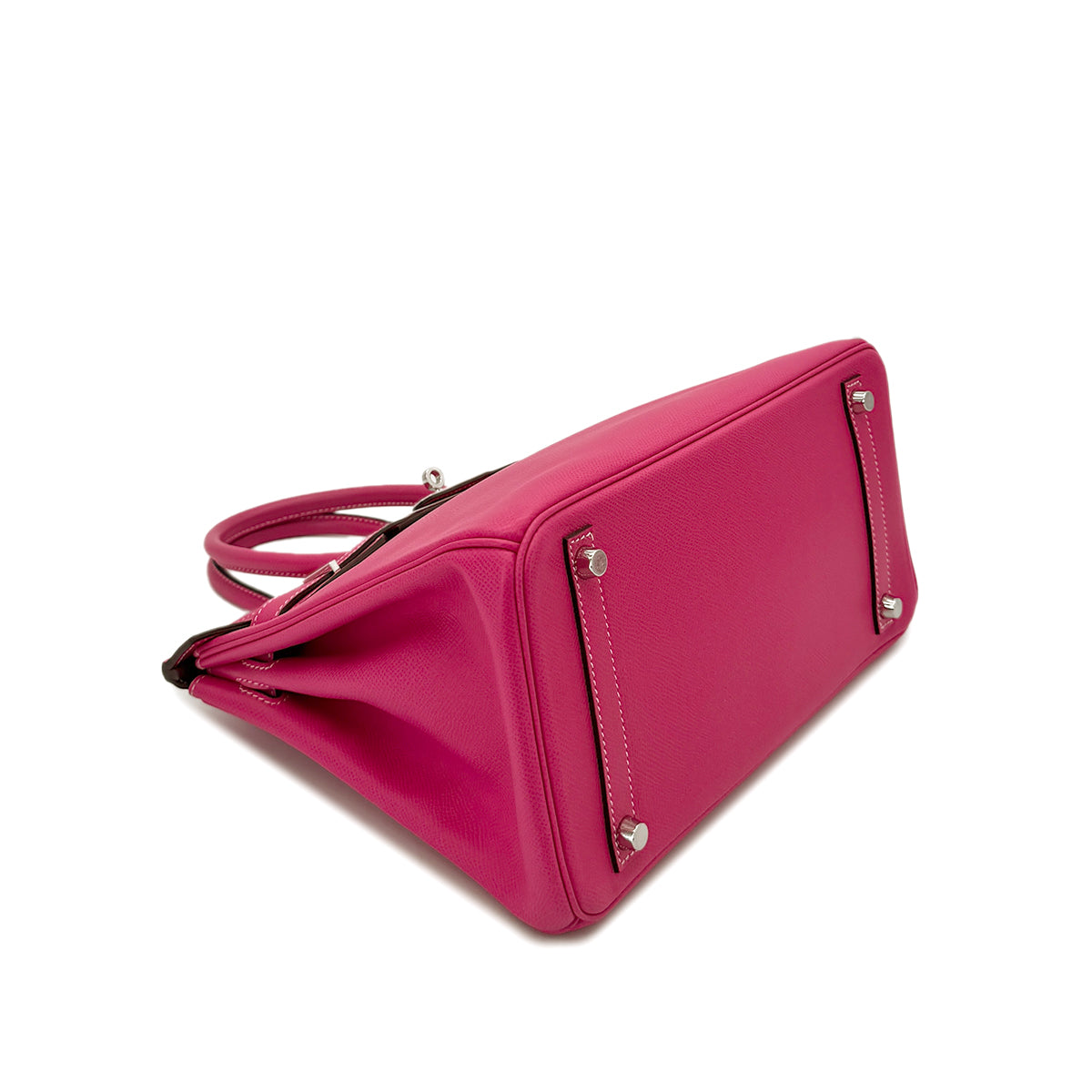 HERMES CANDY BIRKIN 30 ROSE TYRIEN RUBIS VEAU EPSOM HAND BAG □O SHW 90292988