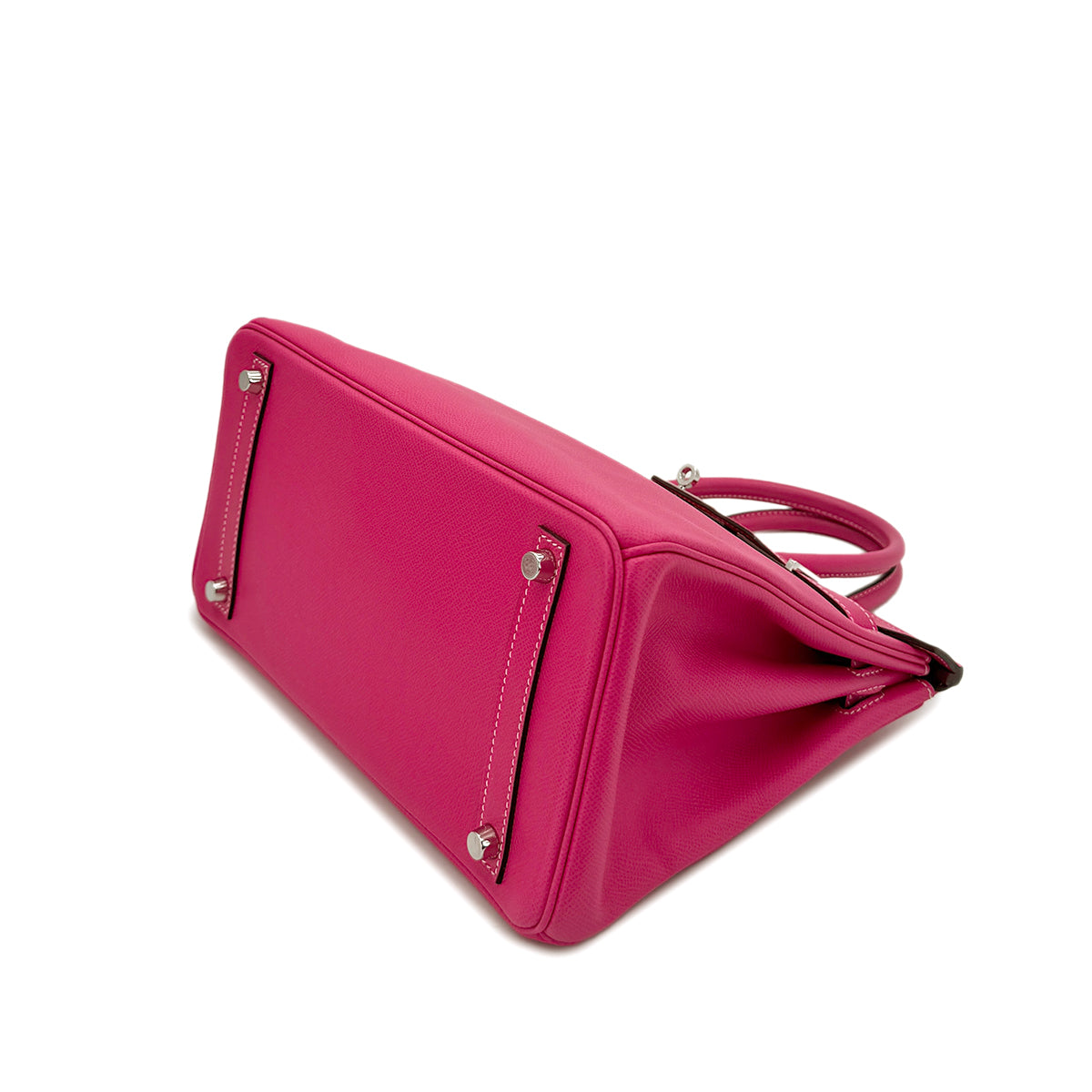 HERMES CANDY BIRKIN 30 ROSE TYRIEN RUBIS VEAU EPSOM HAND BAG □O SHW 90292988