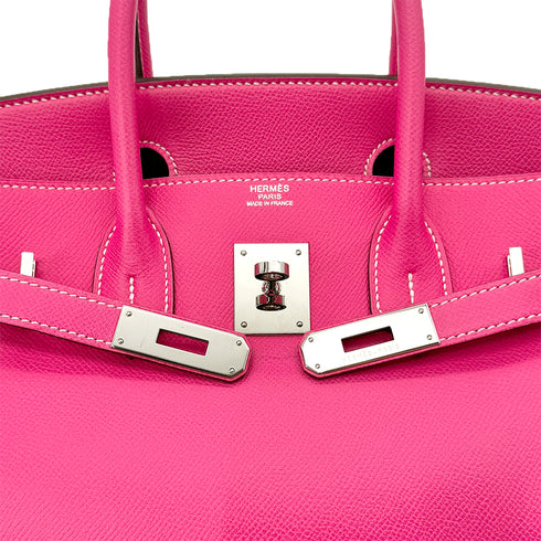 HERMES CANDY BIRKIN 30 ROSE TYRIEN RUBIS VEAU EPSOM HAND BAG □O SHW 90292988 - PURPOSE
