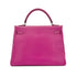 HERMES KELLY 32 RETOURNE FUCHSIA CHEVRE HAND SHOULDER BAG □I SHW 90292989 - PURPOSE