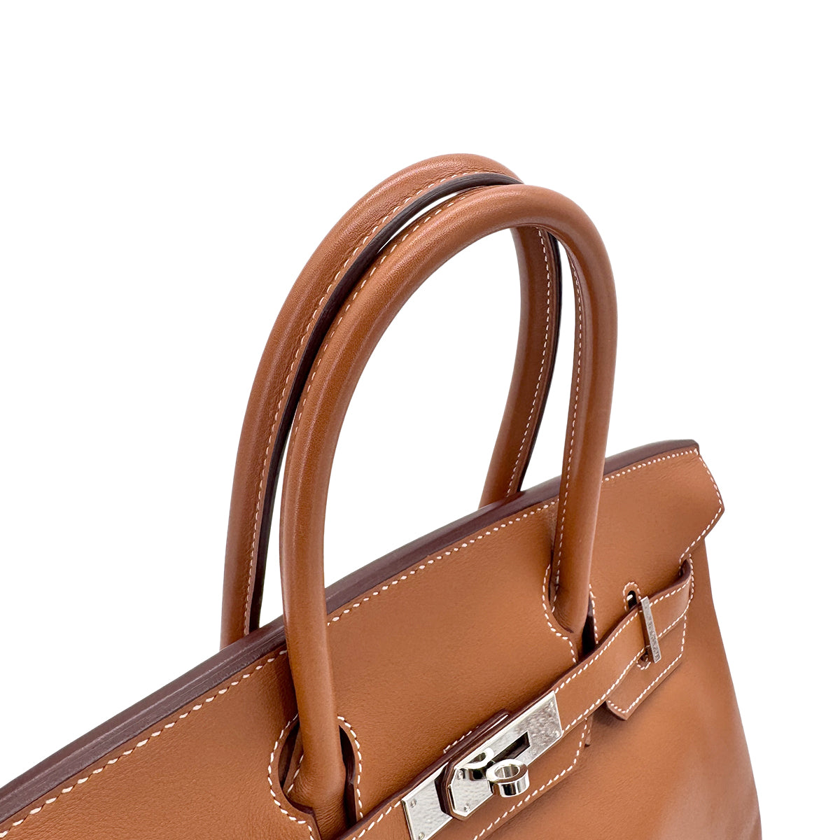 HERMES BIRKIN 30 GOLD VEAU SWIFT HAND BAG □L SHW 90292994