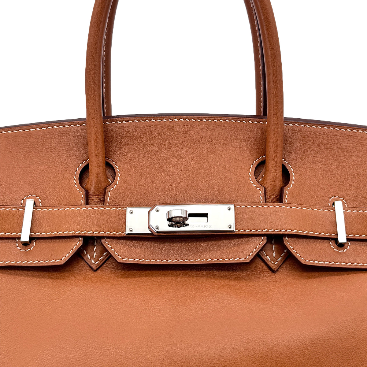 HERMES BIRKIN 30 GOLD VEAU SWIFT HAND BAG □L SHW 90292994