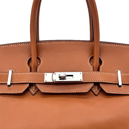 HERMES BIRKIN 30 GOLD VEAU SWIFT HAND BAG □L SHW 90292994 - PURPOSE