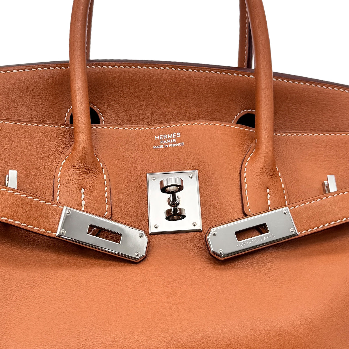 HERMES BIRKIN 30 GOLD VEAU SWIFT HAND BAG □L SHW 90292994