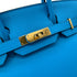HERMES BIRKIN 30 BLEU FRIDA VEAU EPSOM HAND BAG Z GHW 90292995