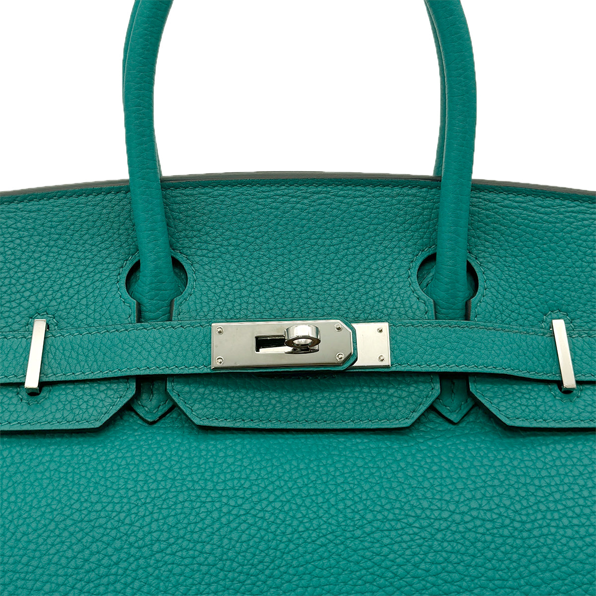 HERMES BIRKIN 30 BLEU PAON TAURILLON CLEMENCE HAND BAG A SHW 90292997