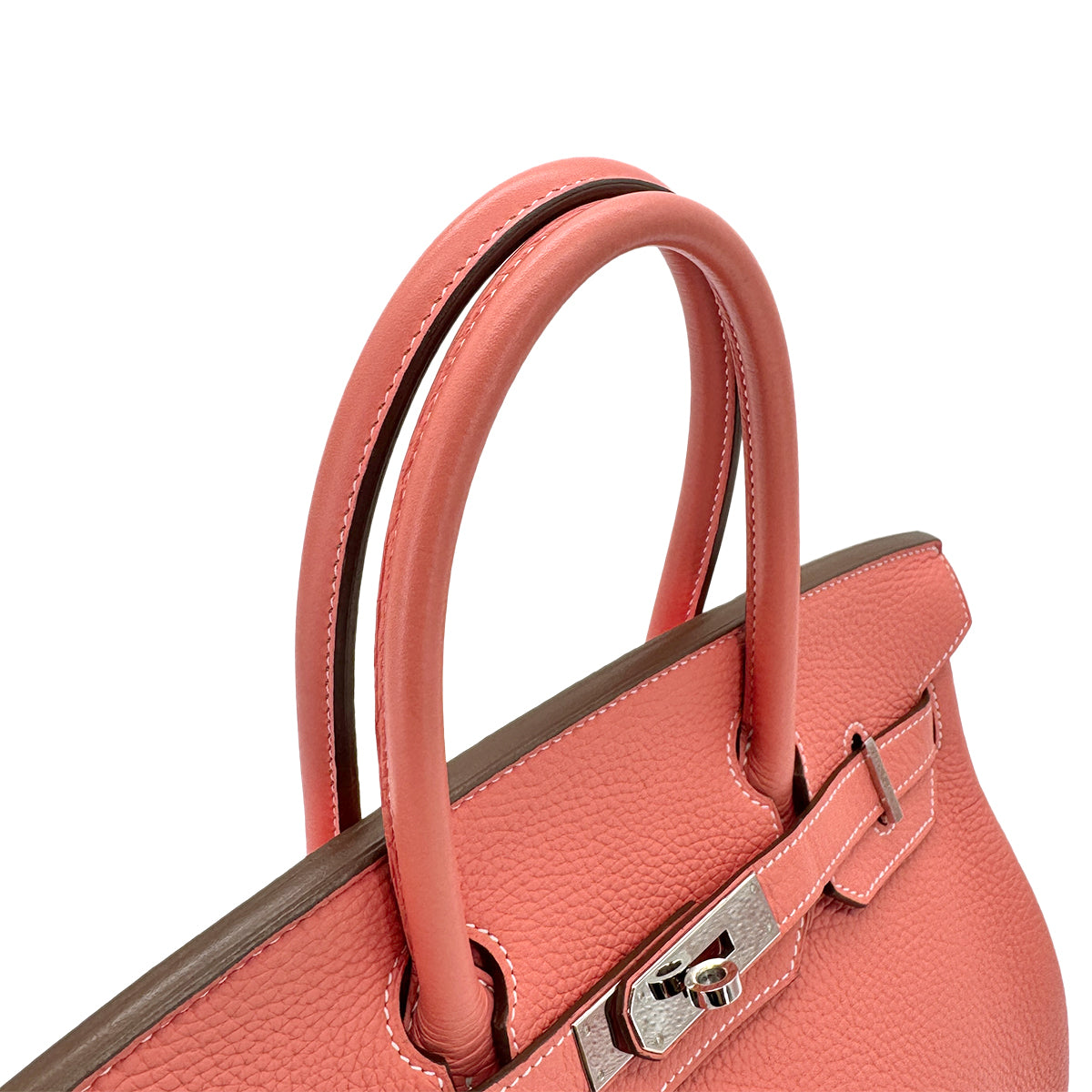 HERMES BIRKIN 30 CREVETTE TAURILLON CLEMENCE HAND BAG □Q SHW 90292998