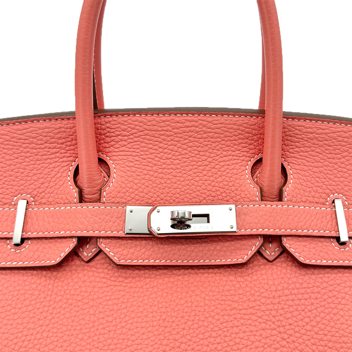 HERMES BIRKIN 30 CREVETTE TAURILLON CLEMENCE HAND BAG □Q SHW 90292998