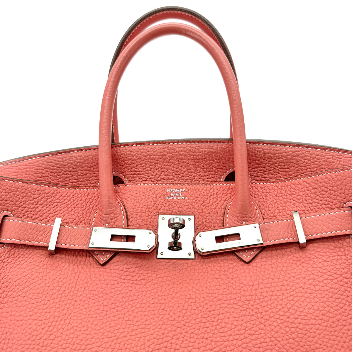 HERMES BIRKIN 30 CREVETTE TAURILLON CLEMENCE HAND BAG □Q SHW 90292998
