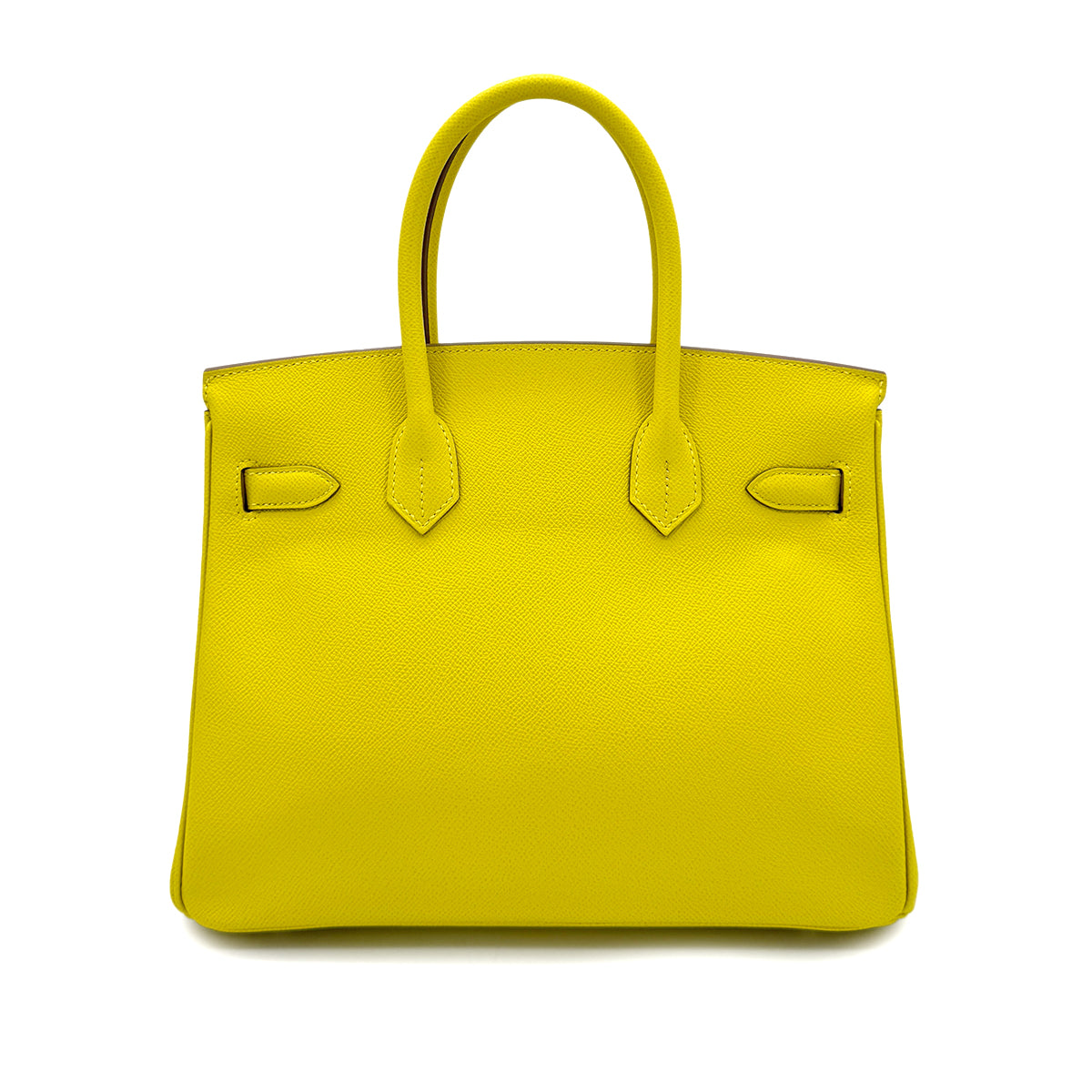 HERMES BIRKIN 30 LIME VEAU EPSOM HAND BAG Y SHW 90292999