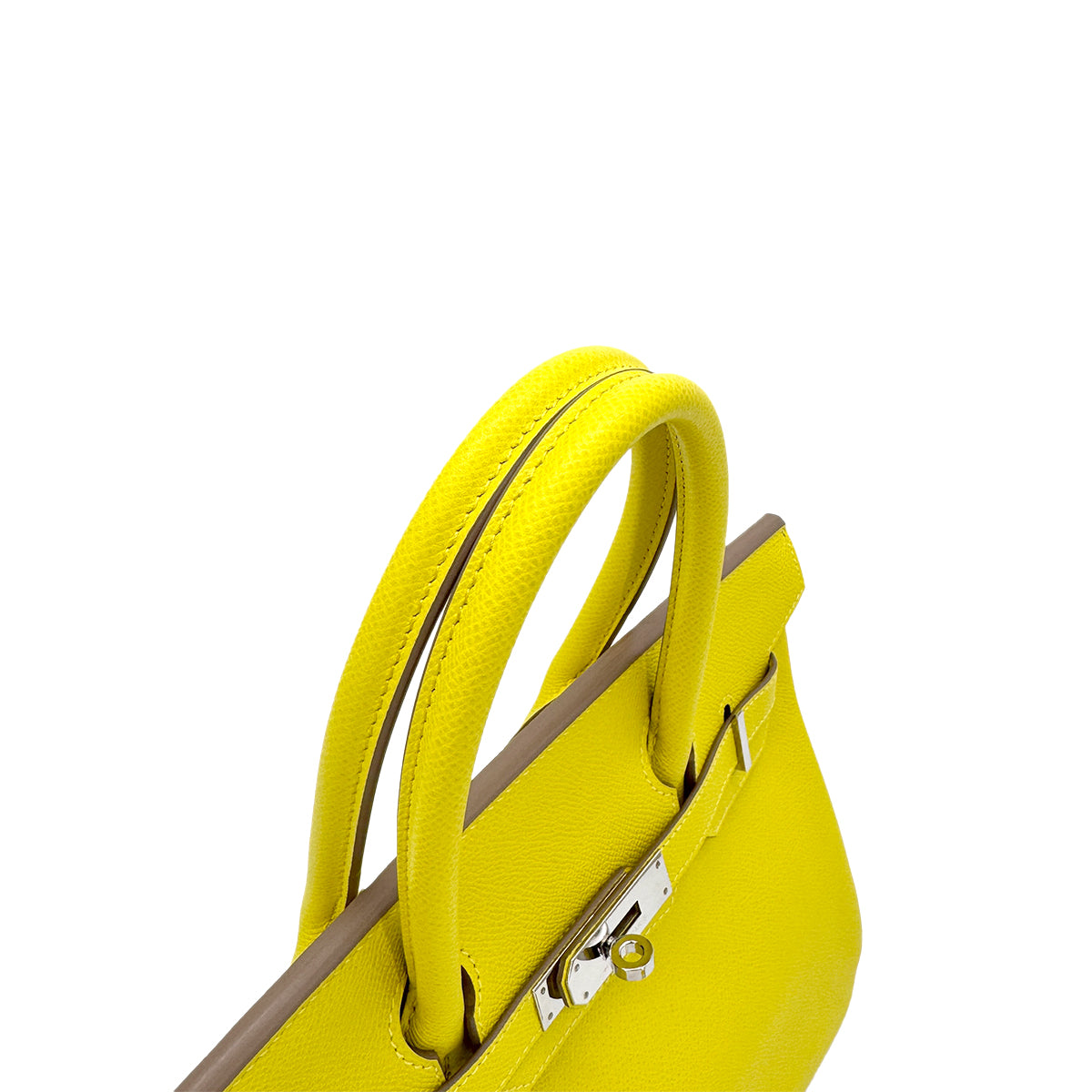HERMES BIRKIN 30 LIME VEAU EPSOM HAND BAG Y SHW 90292999