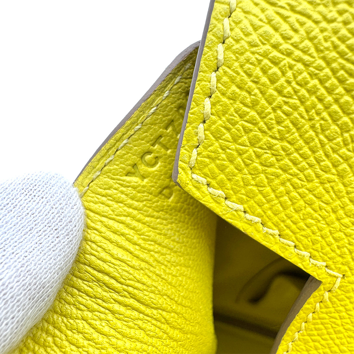 HERMES BIRKIN 30 LIME VEAU EPSOM HAND BAG Y SHW 90292999