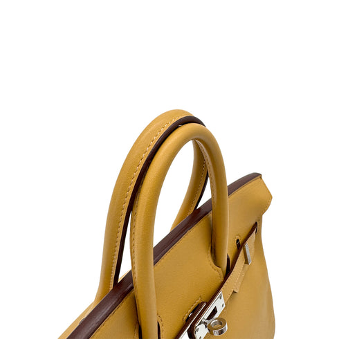 HERMES BIRKIN 25 CURRY SWIFT HAND BAG X SHW 90293003 - PURPOSE