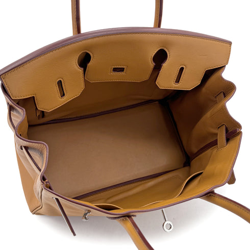HERMES BIRKIN 30 TABAC CAMEL VEAU SWIFT HAND BAG □M SHW 90293006 - PURPOSE