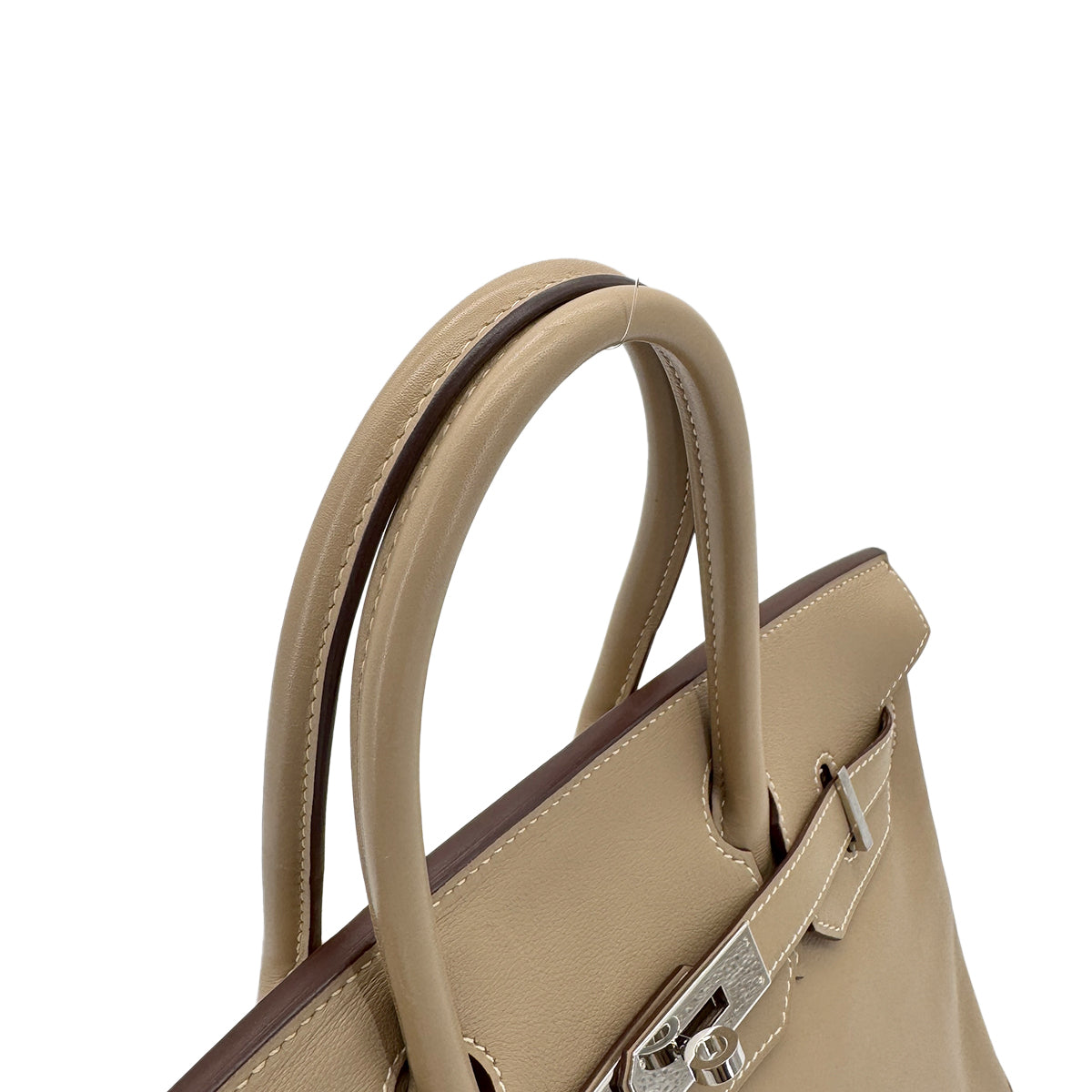 HERMES BIRKIN 30 POUSSIERE VEAU SWIFT HAND BAG □L SHW 90293007