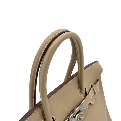 HERMES BIRKIN 30 POUSSIERE VEAU SWIFT HAND BAG □L SHW 90293007 - PURPOSE