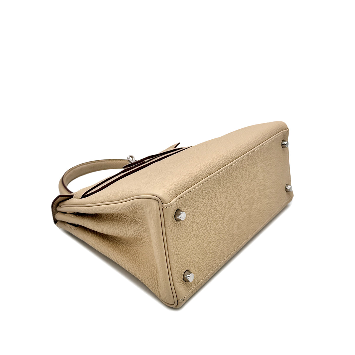 HERMES KELLY 28 RETOURNE PARCHEMIN TOGO HAND SHOULDER BAG □K SHW 90293009