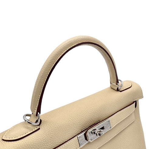 HERMES KELLY 28 RETOURNE PARCHEMIN TOGO HAND SHOULDER BAG □K SHW 90293009 - PURPOSE