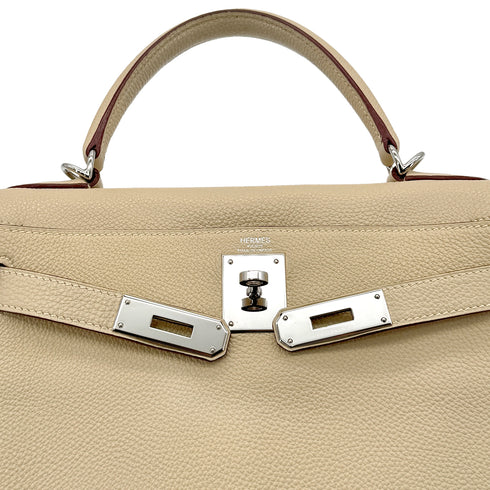 HERMES KELLY 28 RETOURNE PARCHEMIN TOGO HAND SHOULDER BAG □K SHW 90293009 - PURPOSE