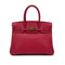 HERMES BIRKIN 30 ROUGE VIF COUCHVEL HAND BAG □D GHW 90293010 - PURPOSE