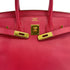 HERMES BIRKIN 30 ROUGE VIF COUCHVEL HAND BAG □D GHW 90293010 - PURPOSE