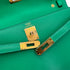 HERMES KELLY ELAN MINT CHEVRE CHAMKILA CLUTCH SHOULDER BAG W GHW 90293011 - PURPOSE