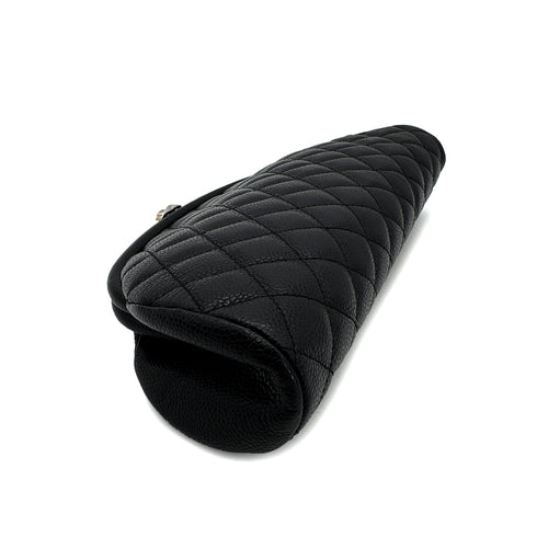 CHANEL MATELASSE CLUTCH BAG BLACK CAVIAR SKIN 90293014 - PURPOSE