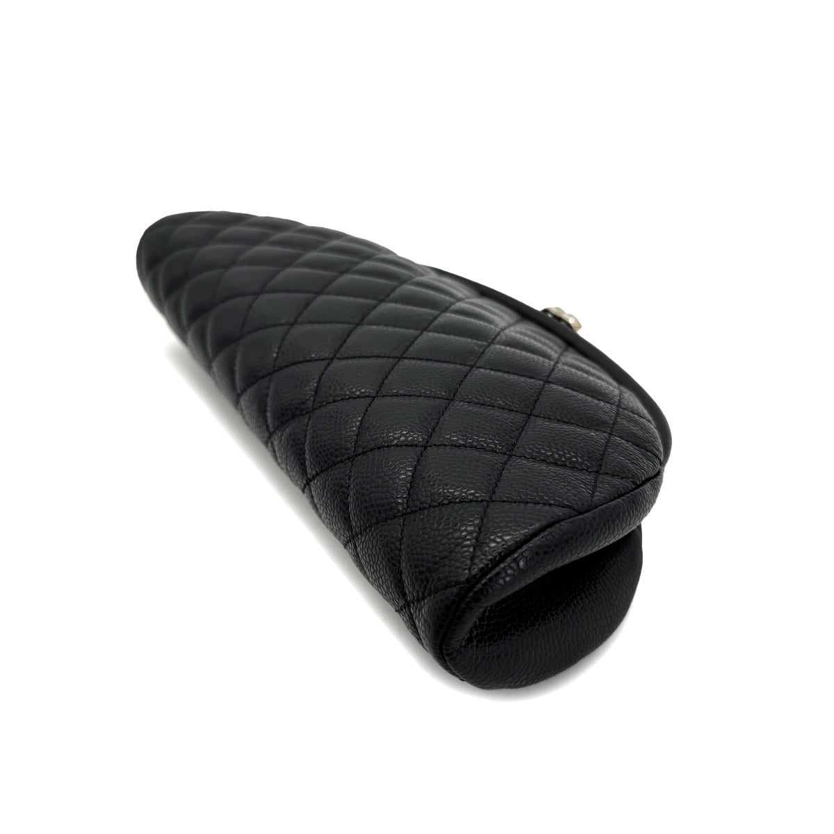 CHANEL MATELASSE CLUTCH BAG BLACK CAVIAR SKIN 90293014