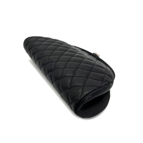 CHANEL MATELASSE CLUTCH BAG BLACK CAVIAR SKIN 90293014 - PURPOSE