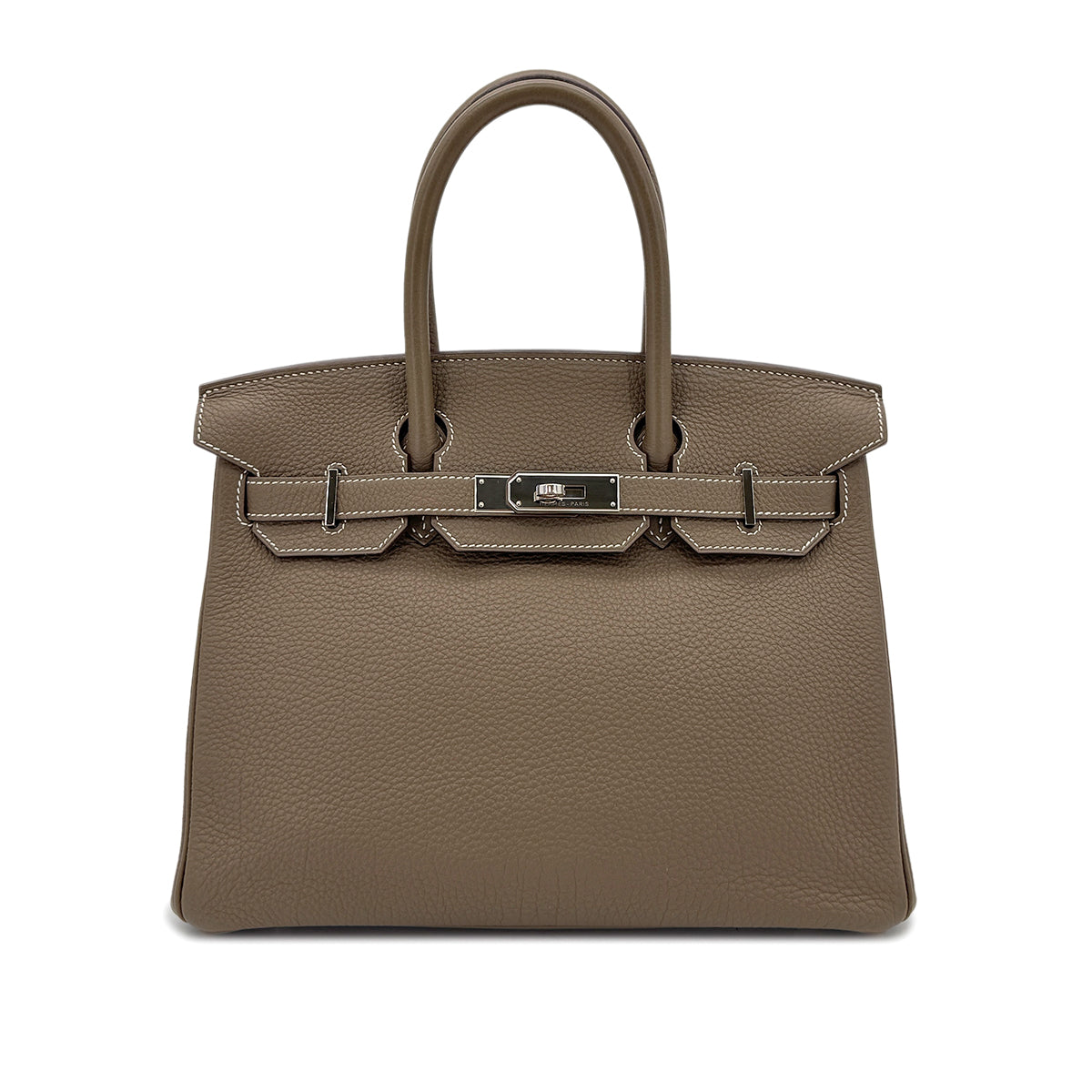 HERMES BIRKIN 30 ETOUPE TOGO HAND BAG □R SHW 90293019