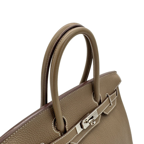 HERMES BIRKIN 30 ETOUPE TOGO HAND BAG □R SHW 90293019 - PURPOSE