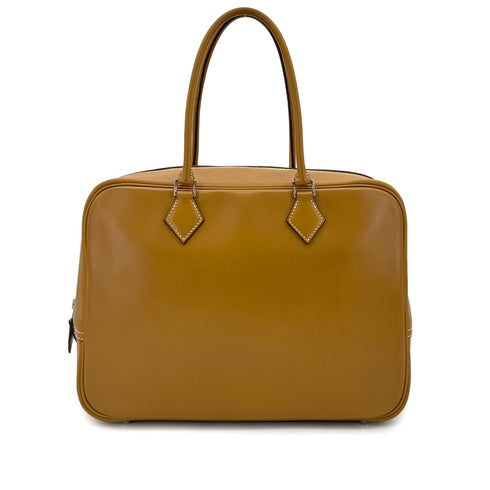 HERMES PLUME 32 VERSO NATURAL LIME VEAU BUTLER CHEVRE □R 90293021 - PURPOSE
