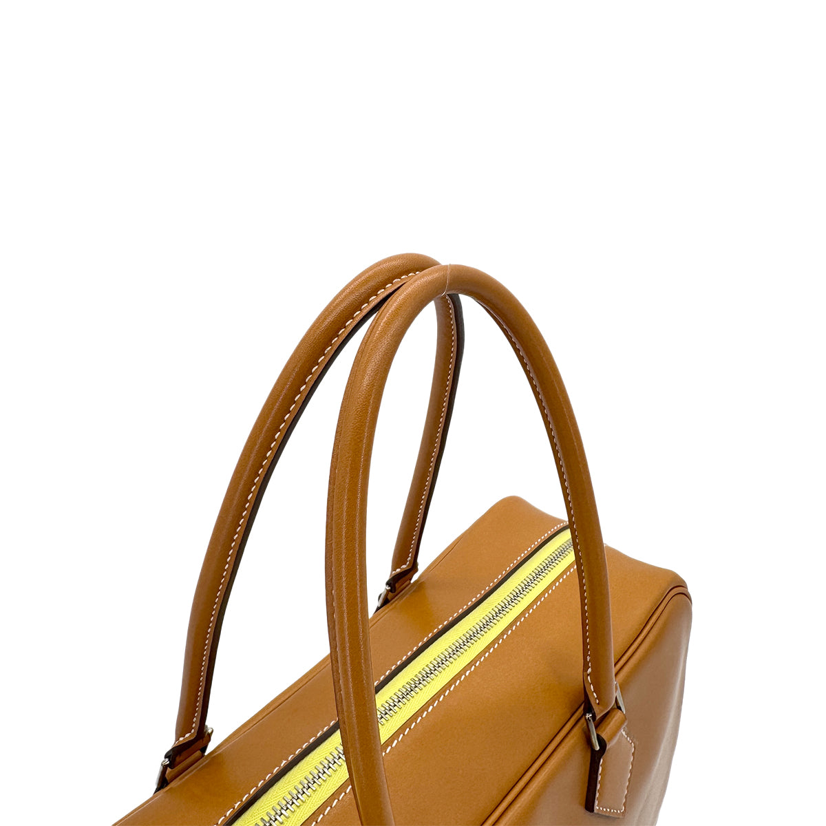HERMES PLUME 32 VERSO NATURAL LIME VEAU BUTLER CHEVRE □R 90293021