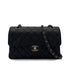 CHANEL CLASSIC FLAP SMALL CHAIN SHOULDER BAG BLACK CAVIAR SKIN 90293023 - PURPOSE