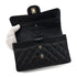 CHANEL CLASSIC FLAP SMALL CHAIN SHOULDER BAG BLACK CAVIAR SKIN 90293023 - PURPOSE