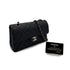 CHANEL CLASSIC FLAP SMALL CHAIN SHOULDER BAG BLACK CAVIAR SKIN 90293023 - PURPOSE
