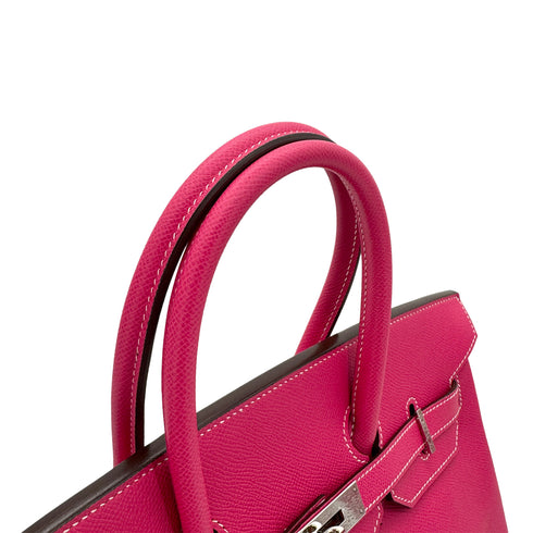 HERMES CANDY BIRKIN 35 ROSE TYRIEN RUBIS VEAU EPSOM HAND BAG □O SHW 90293257 - PURPOSE