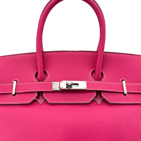 HERMES CANDY BIRKIN 35 ROSE TYRIEN RUBIS VEAU EPSOM HAND BAG □O SHW 90293257 - PURPOSE