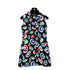 CHANEL VINTAGE SLEEVELESS DRESS COCO BUTTON MULTI COLOR LINEN 38 97S RTW 90293258