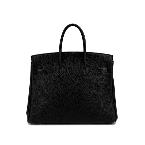 HERMES BIRKIN 25 BLACK TOGO HAND BAG □P GHW 90293283 - PURPOSE
